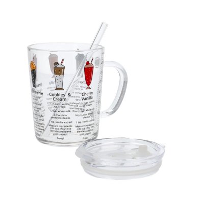 Кружка з кришкою та трубочкою Homla EMBO SUMMER 400 мл Прозорий - 2 Кружка з кришкою та трубочкою Homla EMBO SUMMER 400 мл Прозорий 207481 фото - 2