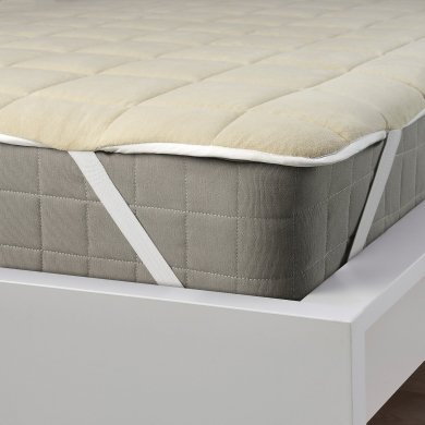 IKEA Наматрасник на резинке KEJSAROLVON 90х200 см Голубой (ИКЕА КЕЙСАРОЛВОН) 70580425 фото - 3