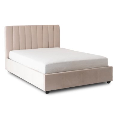 Кровать Mebel Elit MARI Welur 120x200 см Бежевый ME.MARI/120/KR/V/LOZZPOJ фото - 2