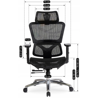 Офисное кресло Mebel Elit ROYAL Черный - 21 Офисное кресло Mebel Elit ROYAL Черный ME.ROYAL/CZ/T/FO фото - 21