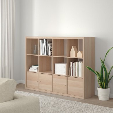 IKEA Стелаж KALLAX Дуб (ИКЕА КАЛЛАКС) 49278256 фото - 10