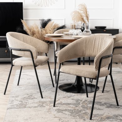 Обеденный стул Mebel Elit TINKA Velvet Бежевый ME.TINKA/BZ/SZTR/K фото - 7