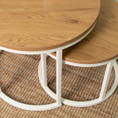 Комплект журнальних столів Mebel Elit DANIELLE 2 шт Дуб ME.DANIELLE/D/B/L фото - 9