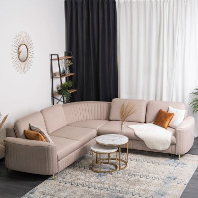 Розкладний диван Mebel Elit FLIN Бежевий - 5 Розкладний диван Mebel Elit FLIN Бежевий MKL.LAREN/CASTEL15/NARPZPOJ фото - 5