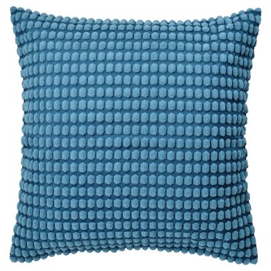 IKEA Декоративна наволочка SVARTPOPPEL 65х65 см Синій (ИКЕА СВАРТПОППЕЛЬ) 40543019