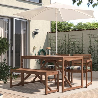 IKEA Комплект садовой мебели NAMMARO Дерево (ИКЕА НАММАРО) 79544536 фото - 2