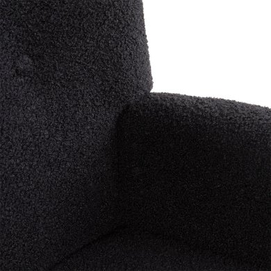 Кресло мягкое Homla MOSS TEDDY BOUCLE Черный 210562 фото - 5
