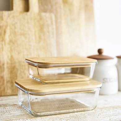 Контейнер Homla BAMBOU 18х13х6 см Прозорий - 5 Контейнер Homla BAMBOU 18х13х6 см Прозорий 227257 фото - 5