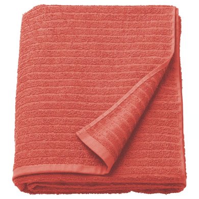 IKEA Рушник для тіла VAGSJON 70x140 см Оранжево-червоний (ИКЕА ВАГСЁН) 30610542