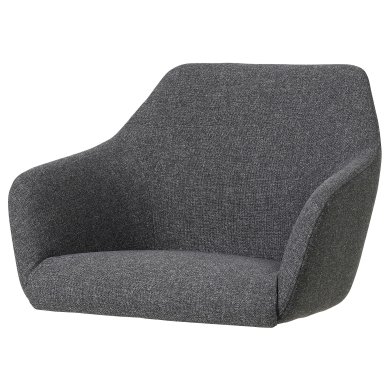 IKEA Сиденье со спинкой TOSSBERG/GUNNARED Серый (ИКЕА ТОСБЕРГ / Гуннаред) 90553746