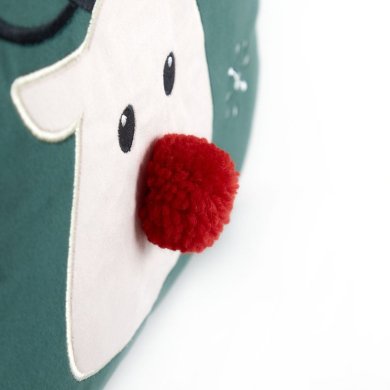 Декоративна наволочка Homla REINDEER 45х45 см Зелений - 2 Декоративна наволочка Homla REINDEER 45х45 см Зелений 223316 фото - 2