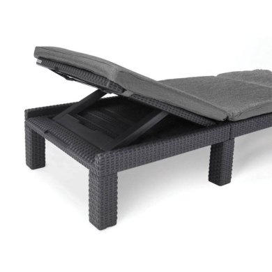 Складаний шезлонг Keter DAYTONA DELUXE Графіт 252223 фото - 9
