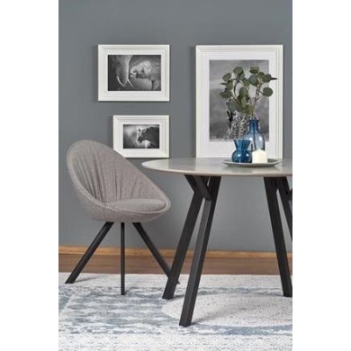 Обідній стіл Halmar BALROG Сірий - 5 Обідній стіл Halmar BALROG Сірий V-CH-BALROG_OKRAGLY-ST фото - 5