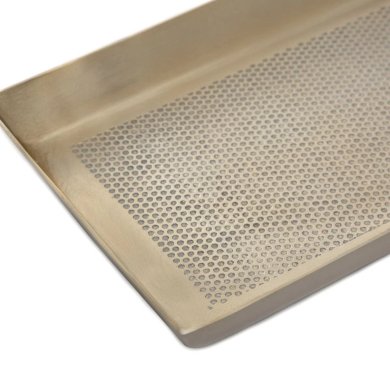 Декоративний піднос Homla NAUSA 23x12x3 см Золотий 218704 фото - 3