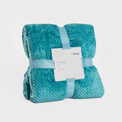 Плед Homla GALEN 150x200 см Бирюзовый 240135 фото - 4