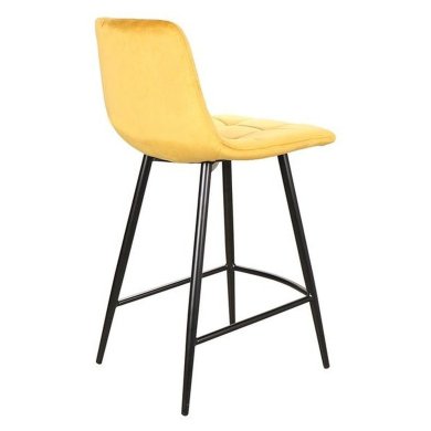 Барный стул Signal MILA H-2 Welur Желтый MILAH2VCCU фото - 4