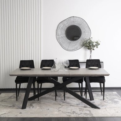 Розкладний обідній стіл Mebel Elit HAMILTON Бетон - 12 Розкладний обідній стіл Mebel Elit HAMILTON Бетон ME.HAMILTON/BET/S фото - 12