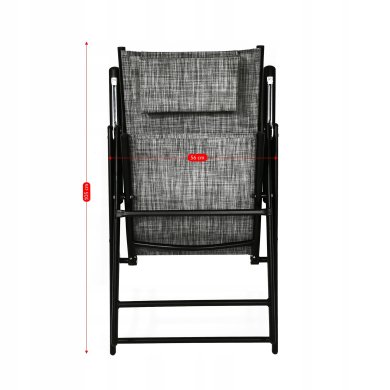 Складаний садовий стілець Kontrast BORNEO PRO Сірий - 16 Складаний садовий стілець Kontrast BORNEO PRO Сірий 5.03.212900 фото - 16