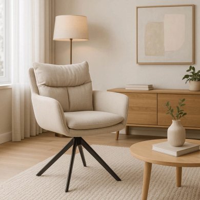 Обеденный стул поворотный Mebel Elit PAUL Бежевый ME.PAUL/BZ/CZ/T/K фото - 6