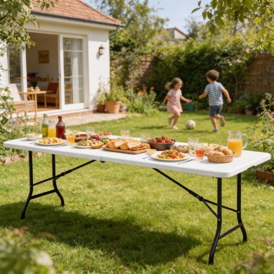 Складной туристический стол Garden Line 240 см Белый ZUM2514 фото - 7