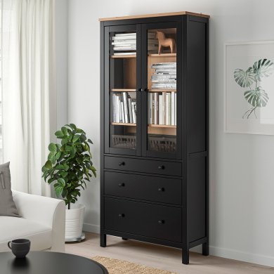 Витрина HEMNES - 3 IKEA Витрина HEMNES (ИКЕА ХЕМНЭС) 50452297 фото - 3