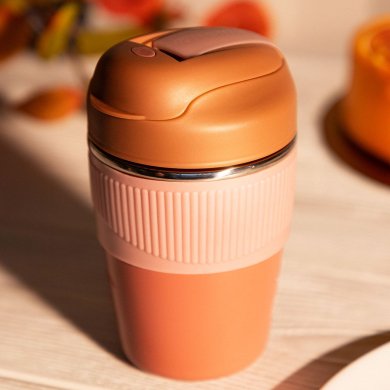 Термокружка Homla THEO 350мл Розовый - 5 Термокружка Homla THEO 350мл Розовый 211022 фото - 5