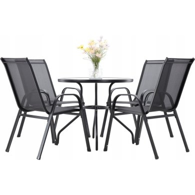 Комплект садових меблів Garden Line RANG Чорний TIH3377 фото - 2