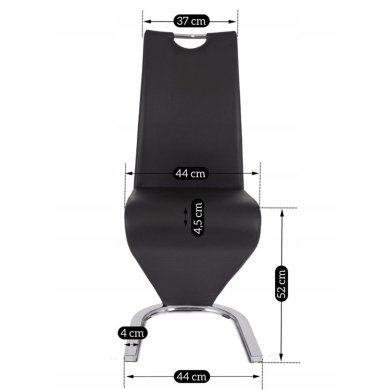 Обеденный стул Mebel Elit GAMIS Черный - 11 Обеденный стул Mebel Elit GAMIS Черный ME.GAMIS/CZ/CH/E/K фото - 11