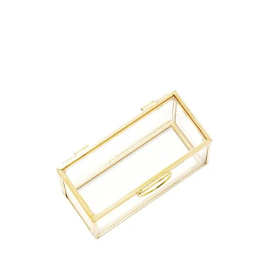 Шкатулка для украшений Homla GRAZIA 9x4x5 см | Прозрачный / Золотой - 2 Шкатулка для украшений Homla GRAZIA 9x4x5 см | Прозрачный / Золотой 215426 фото - 2