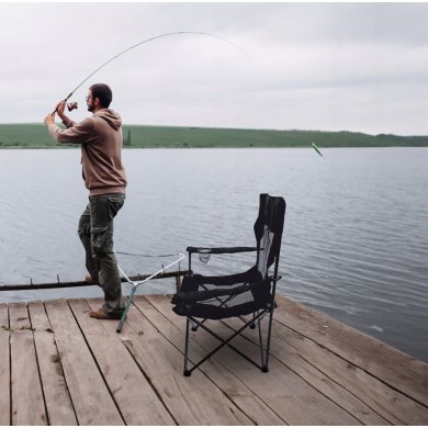 Складное рыбацкое кресло Kontrast DIEGO Черный - 5 Складное рыбацкое кресло Kontrast DIEGO Черный 5.10.13686 фото - 5