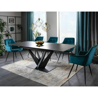 Обеденный стул Signal LILIA Welur Бирюзовый LILIAVCTU фото - 8