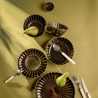 Обеденная тарелка Homla MELIDA 27 см Темно-зеленый 241354 фото - 6