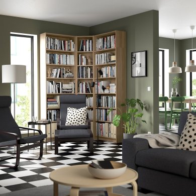 IKEA Стеллаж BILLY Дерево (ИКЕА БИЛЛИ) 79483552 фото - 5