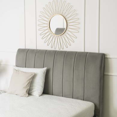 Ліжко Mebel Elit MARCELO Welur 140x200 см Сірий - 6 Ліжко Mebel Elit MARCELO Welur 140x200 см Сірий ME.MARCELO/140/JP/V/LOZ фото - 6