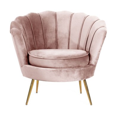 Кресло мягкое Homla SHELLY WELUR Розовый - 3 Кресло мягкое Homla SHELLY WELUR Розовый 161760 фото - 3