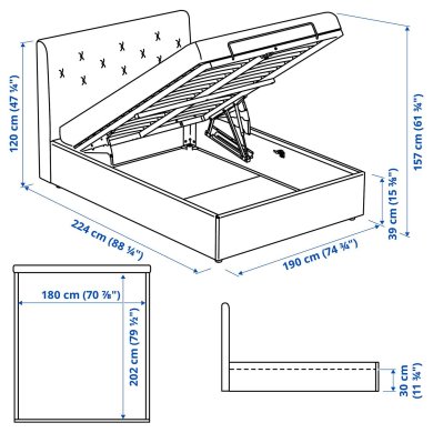 IKEA IDANAS (ИКЕА ИДАНАС) 50588088 фото - 8