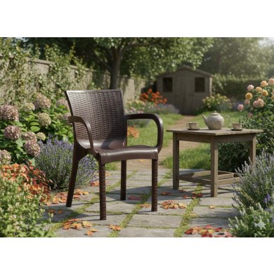 Садовий стілець Garden Line CT014/BR Коричневий CT014/BR фото - 3