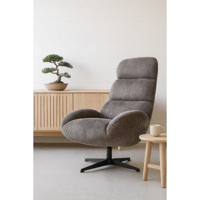 Кресло мягкое поворотное Kontrast AXEL Velvet Серый 5.01.84038 фото - 10