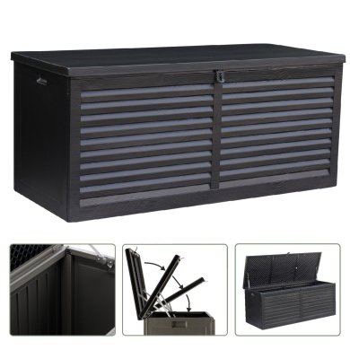 Садовый ящик Garden Line 490 л Черный BOX5542