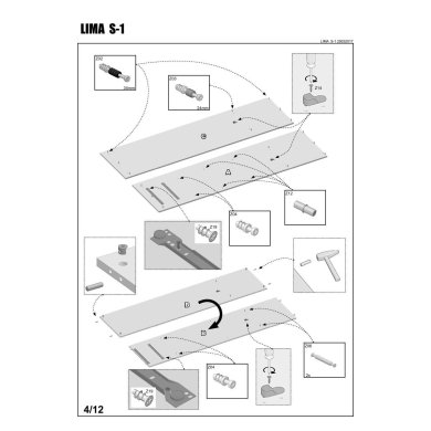 Шкаф Halmar Lima S1 | Дуб сонома V-PL-LIMA-S1-SONOMA фото - 6