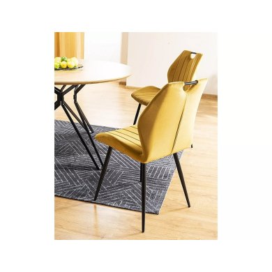 Обеденный стул Signal ARCO Welur Карри ARCOVCCU фото - 6