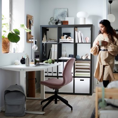 IKEA Стеллаж KALLAX Коричневый (ИКЕА КАЛЛАКС) 20409936 фото - 15