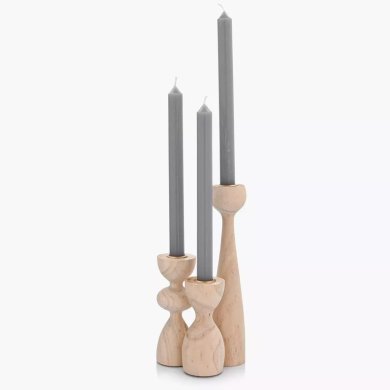 Подсвечник Duka Natural Scandi 25 см | Дерево 2221028 фото - 3