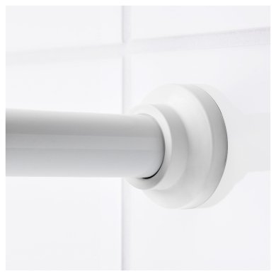 IKEA Карниз для душової фіранки BOTAREN 70-120 см Білий (ИКЕА БОТАРЕН) 10306019 фото - 4