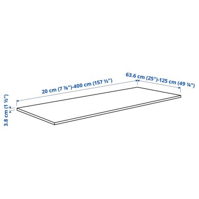 IKEA Столешница BARKABODA (ИКЕА БАРКАБОДА) 70347559 фото - 27