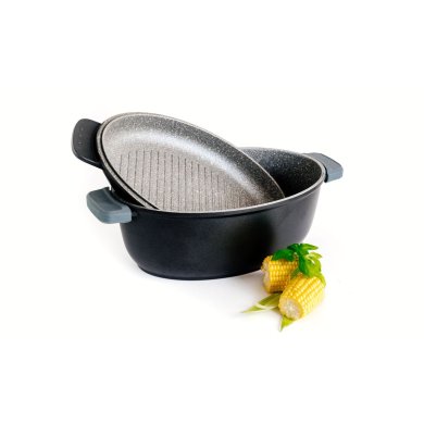 Жаровня с крышкой Duka Gota Cook 5,6 л | Черный 1213895