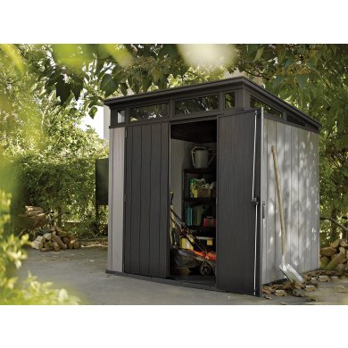 Садовий будиночок Keter ARTISAN 214х218х226 см Коричневый 230459-1 фото - 4