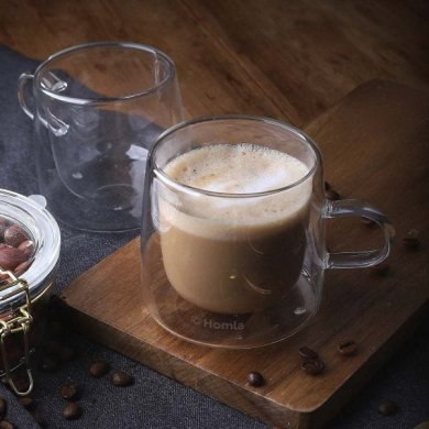 Набір термочашок Homla CEMBRA 260 мл 2 шт Прозорий 157020 фото - 4