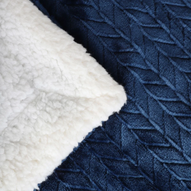 Плед Homla LAREN 150x200 см Темно-синій 220801 фото - 2
