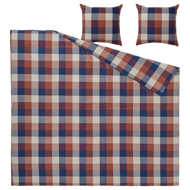 IKEA Комплект постільної білизни BLASENAP 200x200 см Різнокольоровий (ИКЕА БЛАСЕНАП) 90617734 фото - 3